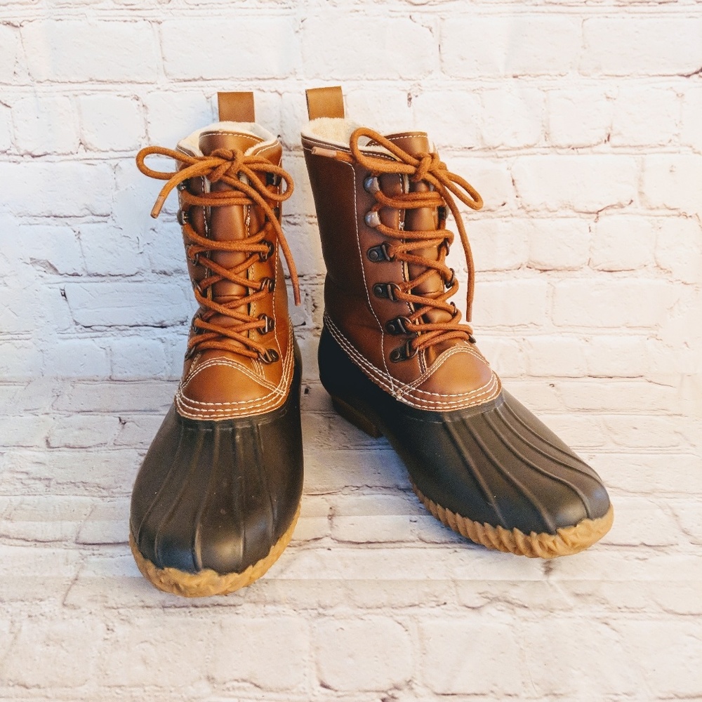 Esprit Harbour Brown Duck Boots Size 9.5